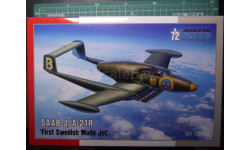 истребитель SAAB J/A-21R  1:72 Special Hobby