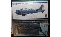 Палубный пикировщик SBD-2/3 Dauntless 1:72 Hobby 2000/Hasegawa, сборные модели авиации, scale72