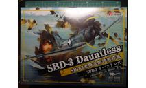 Палубный пикировщик SBD-3 Dauntless 1:72 Flighthawk, сборные модели авиации, scale72