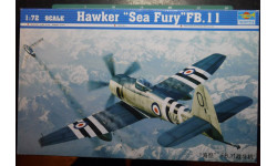 палубный истребитель Hawker Sea Fury  FB.11  1:72 Trumpeter