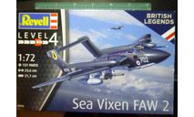 палубный истребитель DH-110 Sea Vixen FAW.2 1:72 Revell (Dragon), сборные модели авиации, scale72, De Havilland