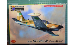 учебно-боевой самолет  SIAI SF-260W Warrior ’Над Африкой’ 1:72  KP