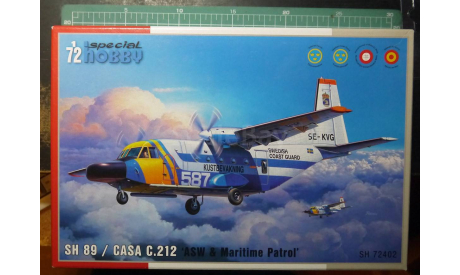 патрульный самолет CASA C-212 Aviacar/ SH-89 1:72 Special Hobby, сборные модели авиации, scale72