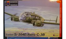Siebel Si-204E (Aero C-3A) 1:72 KP, сборные модели авиации, Kovozavody Prostejov, scale72