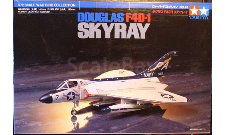 палубный истребитель Douglas F4D-1 Skyray 1:72 Tamiya, сборные модели авиации, scale72