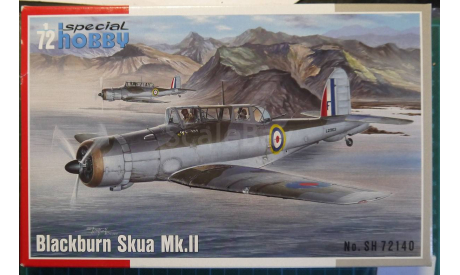 пикировщик Blackburn Skua MkII 1:72 Special Hobby, сборные модели авиации, scale72