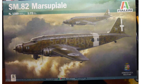 транспортный самолет SM 82 Marsupiale (Canguru) 1:72 Italeri, сборные модели авиации, scale72