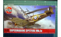 истребитель Supermarine Spitfire MkIa 1:72 Airfix NEW, сборные модели авиации, scale72