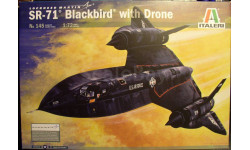 стратегический разведчик SR-71A Blackbird + D-21 1:72 Italeri