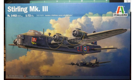 тяжелый бомбардировщик Short Stirling B Mk III 1:72 Italeri, сборные модели авиации, scale72