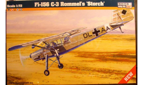Fiesler Fi 156C-3 Storch 1:72 Mistercraft / Heller, сборные модели авиации, scale72