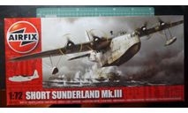 Летающая лодка Short Sunderland MkIII  1:72 Airfix, сборные модели авиации, scale72