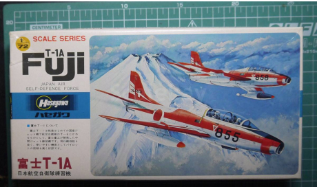 Учебный самолет Fuji T-1A 1:72 Hasegawa, сборные модели авиации, scale72