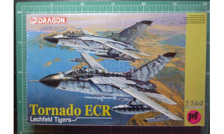 истребитель-бомбардировщик Tornado ECR (2 pcs.) 1:144 Dragon, сборные модели авиации, scale144