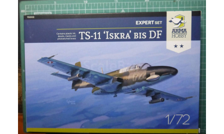 Учебный самолет  PZL TS-11 Iskra bis DF (expert set) 1:72 Arma Hobby, сборные модели авиации, ArmaHobby, scale72