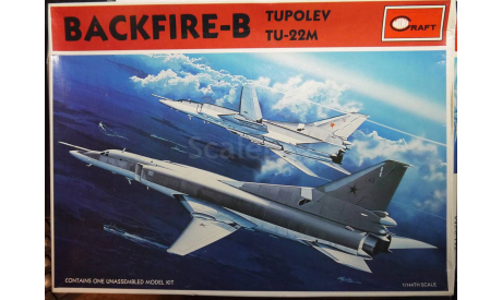 Дальний бомбардировщик Ту-22М2 Backfire B 1:144 Minicraft, сборные модели авиации, Туполев, scale144