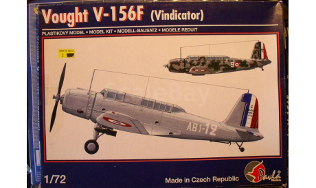 Палубный пикировщик V-156F Vindicator  1:72  Pavla, сборные модели авиации, scale72