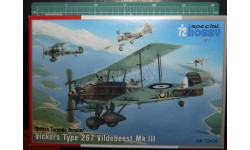 Vickers Vildebeest  MkIII 1:72 Special Hobby