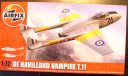 учебный самолет DH Vampire T11  1:72 Airfix NEW !!!, сборные модели авиации, scale72, De Havilland