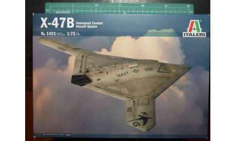 палубный ударный БПЛА X-47B 1:72 Italeri, сборные модели авиации, scale72