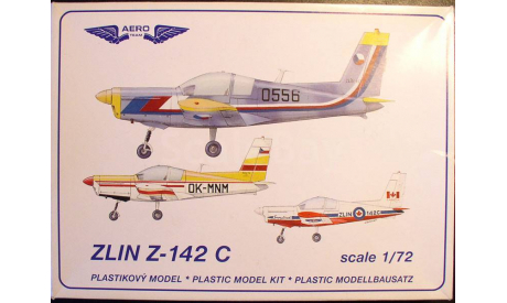 учебный самолет Zlin 142C 1:72 AeroTeam, сборные модели авиации, scale72