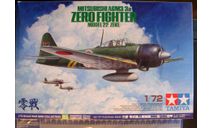Истребитель A6M3/3a model 22 Zero (Zeke)  1:72 Tamiya, сборные модели авиации, scale72