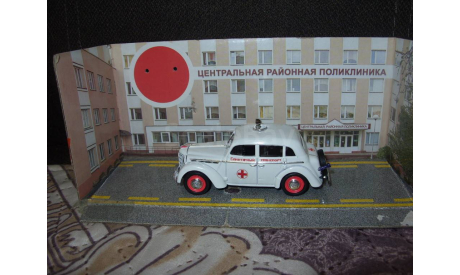 Москвич-400 санитарный., масштабная модель, Конверсии мастеров-одиночек, scale43