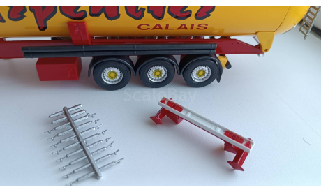 Полуприцеп Caspenties, масштабная модель, КамАЗ, Eligor, scale43