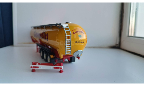 Полуприцеп Caspenties, масштабная модель, КамАЗ, Eligor, scale43