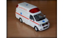 Nissan Elgrand. Ambulance. Скорая помощь, масштабная модель, 1:43, 1/43