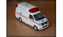 Nissan Elgrand (paramedic) скорая медицинская помощь ambulance, масштабная модель, 1:43, 1/43