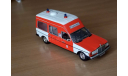 Mercedes-Benz W123 300D (Feuerwehr). скорая медицинская помощь ambulance, масштабная модель, 1:43, 1/43