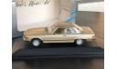 Mercedes-Benz 450SLC (W107) 1972-80 gold 1:43 Minichamps, редкая масштабная модель, 1/43