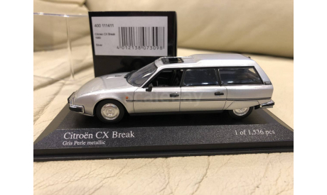 Citroen CX Break 1980 silver 1/43 Minichamps, масштабная модель, Citroën, 1:43