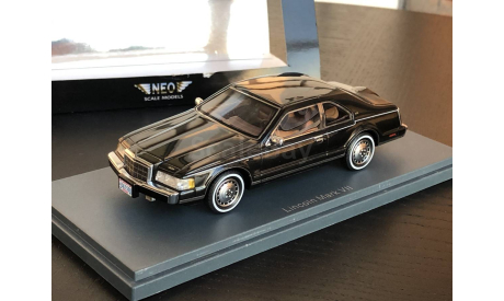 Lincoln Mark VII 1984 Neo 1:43 NEO45500, редкая масштабная модель, Neo Scale Models, scale43