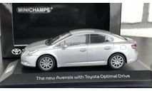 Toyota Avensis  T27 2009 silver 1:43 Minichamps, редкая масштабная модель, scale43