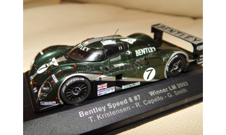 Bentley Speed 8 #7 (T.Kristensen, R.Capello, G.Smith) Winner Le Mans 2003 IXO LM2003, масштабная модель, IXO Le-Mans (серии LM, LMM, LMC, GTM), 1:43, 1/43