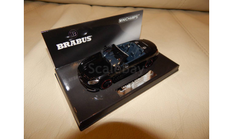 Brabus 850 Mercedes-AMG S 63 S-class cabriolet 2016 black 437034230, масштабная модель, Mercedes-Benz, 1:43, 1/43