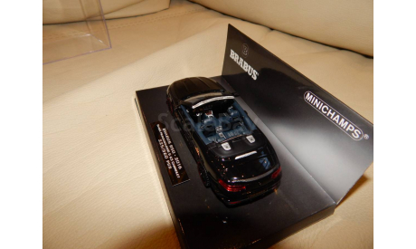 Brabus 850 Mercedes-AMG S 63 S-class cabriolet 2016 black 437034230, масштабная модель, Mercedes-Benz, 1:43, 1/43