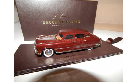 Brooklin Models BRK 225 - 1951 Hudson Hornet 4-Door Sedan Dark Maroon Poly 1/43, масштабная модель, 1:43