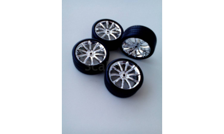 1/18 Колеса 22’ Shelby 2008 KR Wheel Set, масштабная модель, Diecast company, 1:18