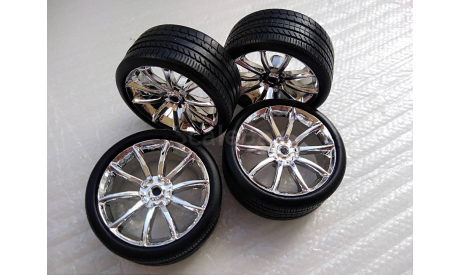 1/18 Колеса 22’ Shelby 2008 SS Wheel Set, запчасти для масштабных моделей, Diecast company, scale18