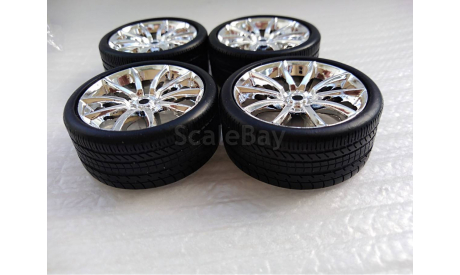 1/18 Колеса 22’ Shelby 2008 SS Wheel Set, запчасти для масштабных моделей, Diecast company, scale18