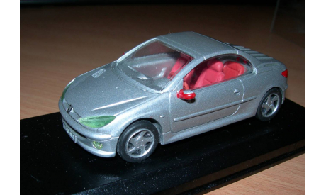 Peugeot 206 CC, редкая масштабная модель, Le Mans miniatures, scale43