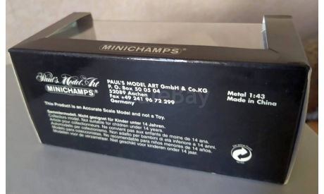 Mercedes-Benz CLS 2004, редкая масштабная модель, Minichamps, scale43