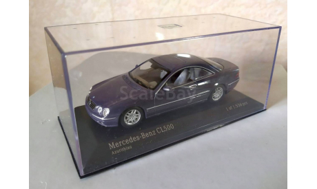 Mercedes-Benz CL500 Coupe 1999, редкая масштабная модель, Minichamps, scale43