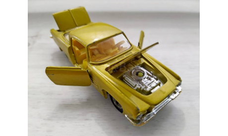 Ghia L 6.4 with Chrysler V8 Engine, Yelow, редкая масштабная модель, Corgi Toys, 1:43, 1/43