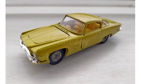 Ghia L 6.4 with Chrysler V8 Engine, Yelow, редкая масштабная модель, Corgi Toys, 1:43, 1/43