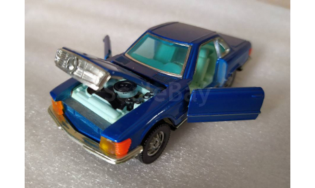 Mercedes-Benz-350 SL, редкая масштабная модель, Corgi Toys, scale43