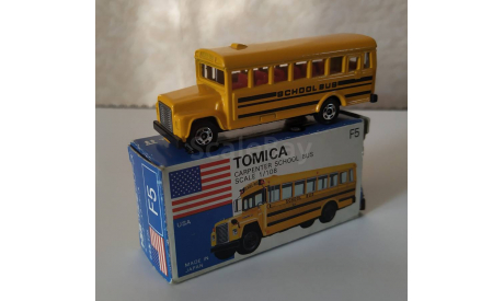 International Carpenter School Bus, Yellow, редкая масштабная модель, Tomica, scale100